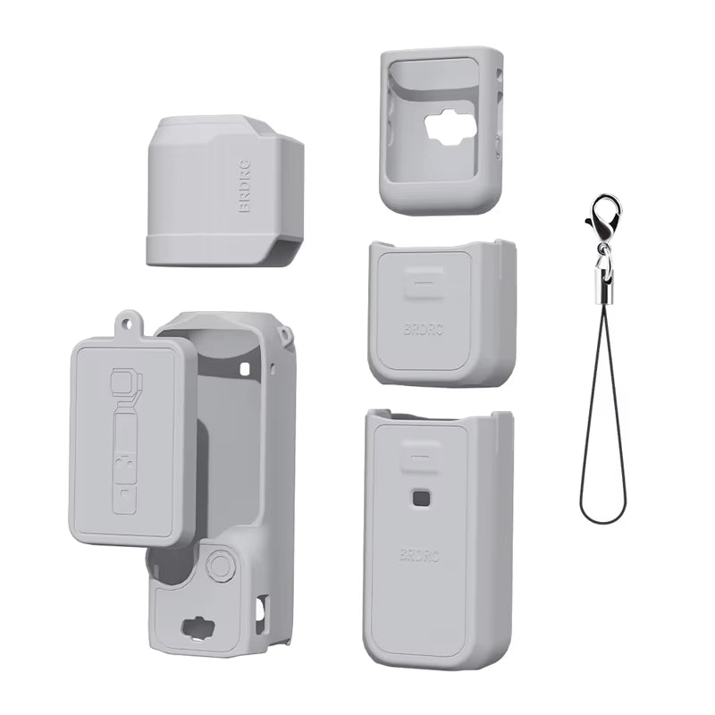 Silicone Cover  Osmo Pocket 3 Anti-Scratch Gimbal Camera Handle Soft Lens Protective Case  Osmo Pocket 3 Accessory