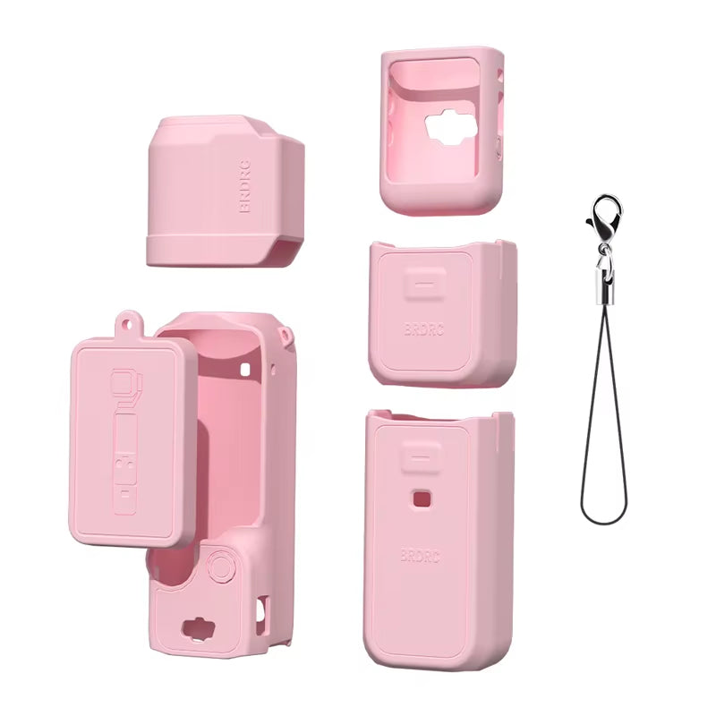 Silicone Cover  Osmo Pocket 3 Anti-Scratch Gimbal Camera Handle Soft Lens Protective Case  Osmo Pocket 3 Accessory