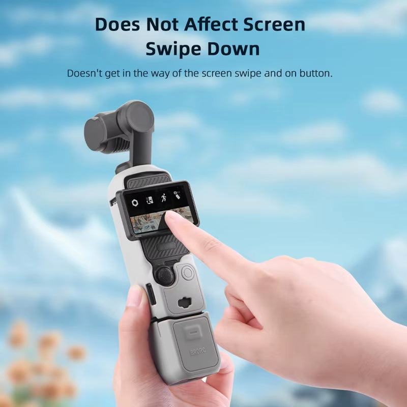 Silicone Cover  Osmo Pocket 3 Anti-Scratch Gimbal Camera Handle Soft Lens Protective Case  Osmo Pocket 3 Accessory