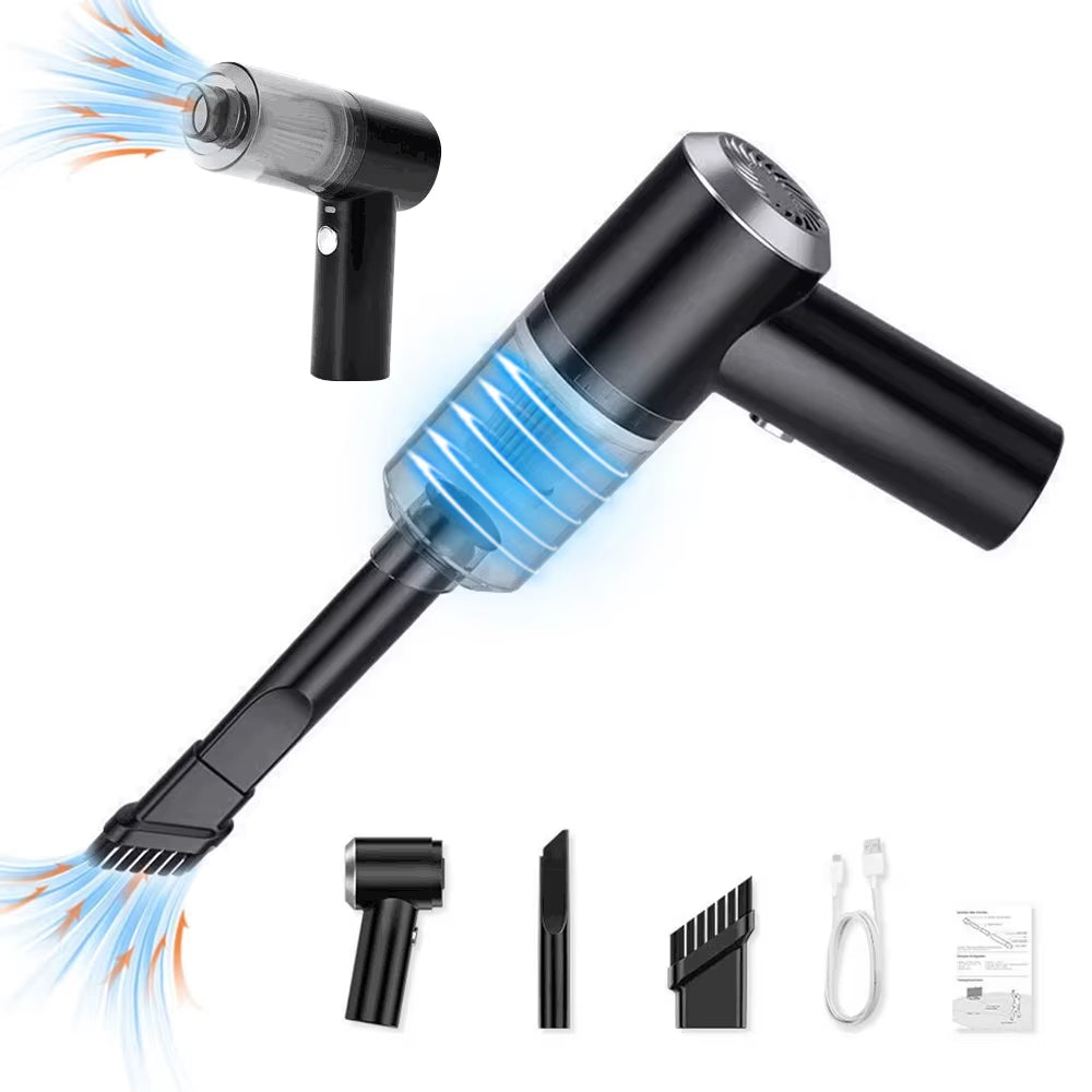 Car Vacum Cleaner Portable Mini Dust Cllector Dry and Wet Home Car Dual-Use Wreless Handheld Cleaning Appliances USB Charging