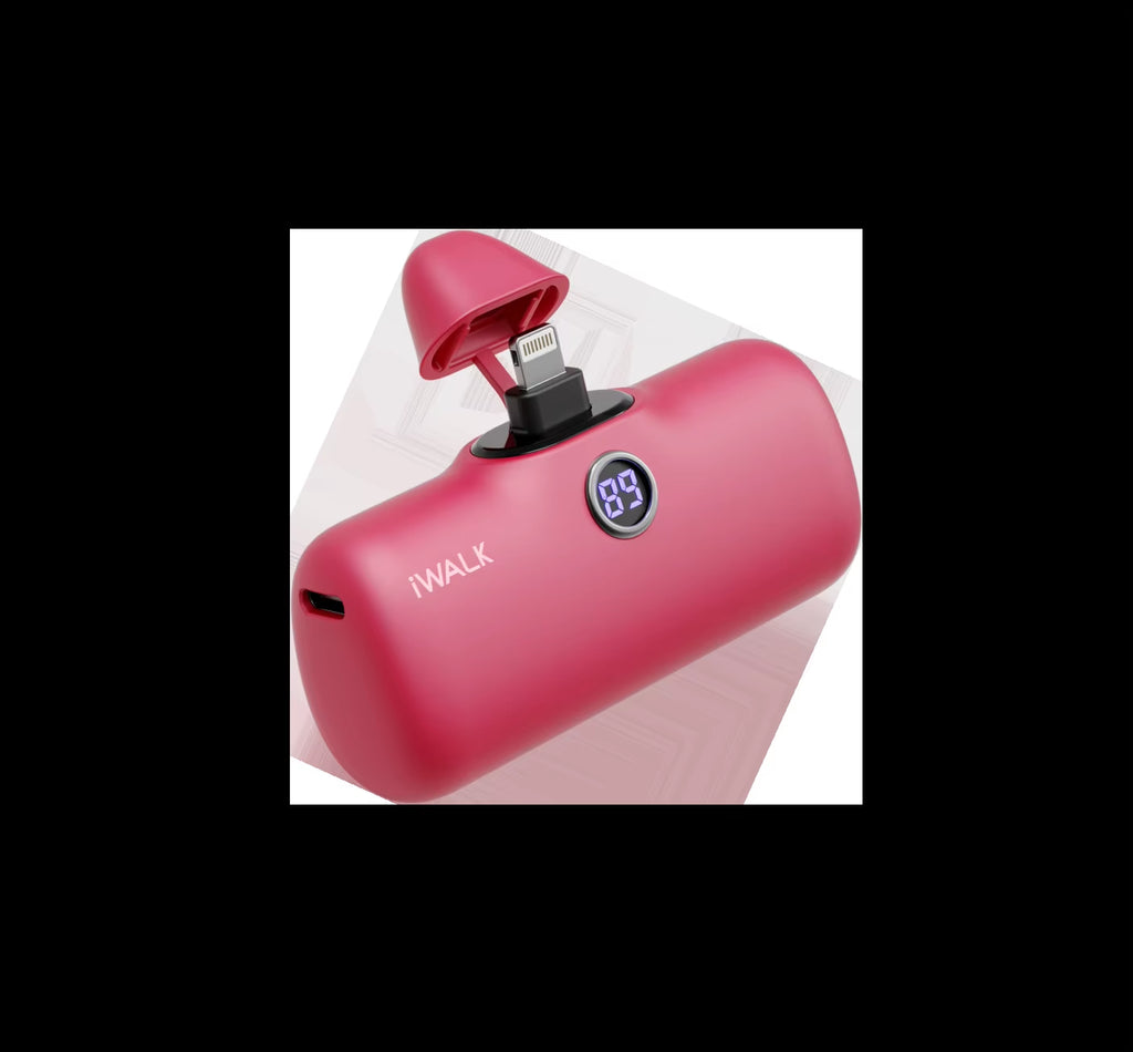 Capsule Pocket Mini Power Bank Portable 4800Mah Fast Charging Power Bank Digital Display Suitable for Iphone Lightning