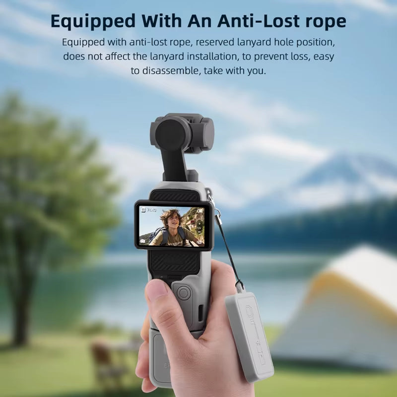 Silicone Cover  Osmo Pocket 3 Anti-Scratch Gimbal Camera Handle Soft Lens Protective Case  Osmo Pocket 3 Accessory